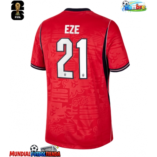 Camiseta Inglaterra Eberechi Eze #21 Segunda Equipación Replica Mundial 2026 mangas cortas